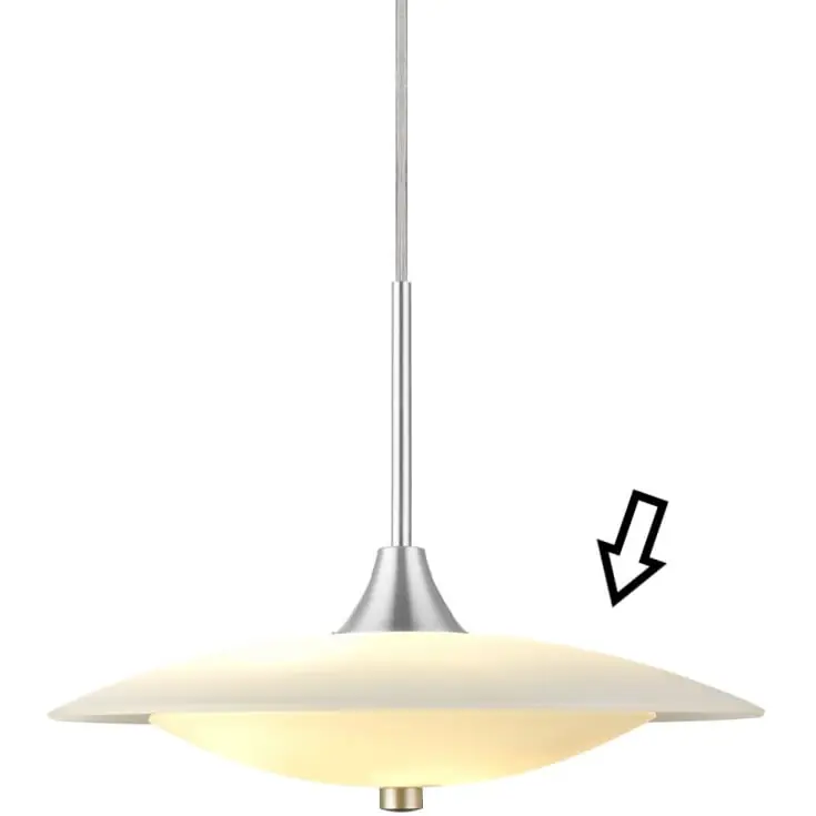 Udsalg | Halo Design reserveglas til Baroni pendel, øverste skærm, Ø40 cm