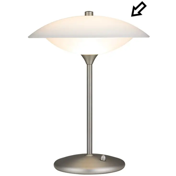 Populært produkt - Halo Design reserveglas til Baroni bordlampe, øverste skærm, Ø30 cm