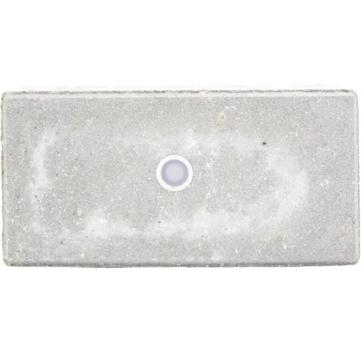 Light By Juul betonflise med Cosmos spot, grå, 15x30x5 cm - Bedste pris