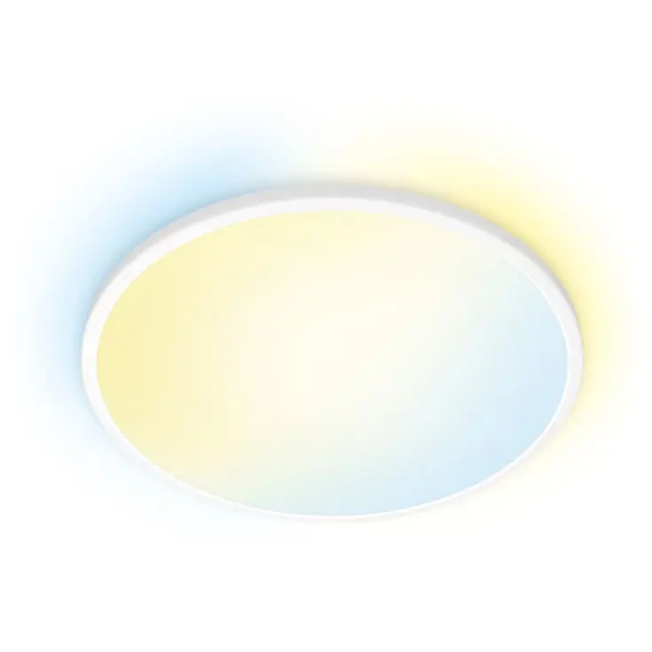 Begrænset lager | Wiz Superslim plafond, justerbar hvid, hvid, Ø29 cm