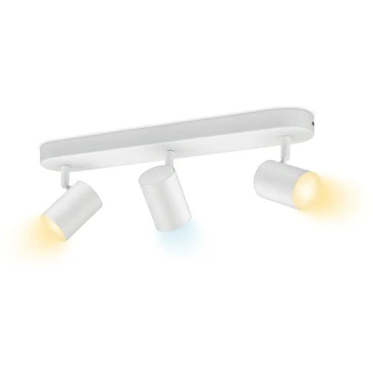 Begrænset antal - Wiz Imageo spotlampe, justerbar hvid, hvid