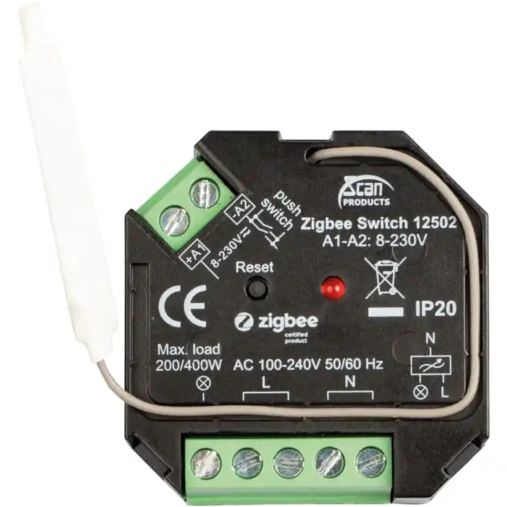 Kun få tilbage | Scan Products Zigbee Switch