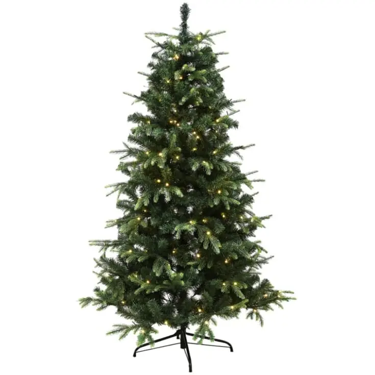 Nordic Winter Vigga kunstigt juletræ med lys, 170 x 116 cm - Supergod pris