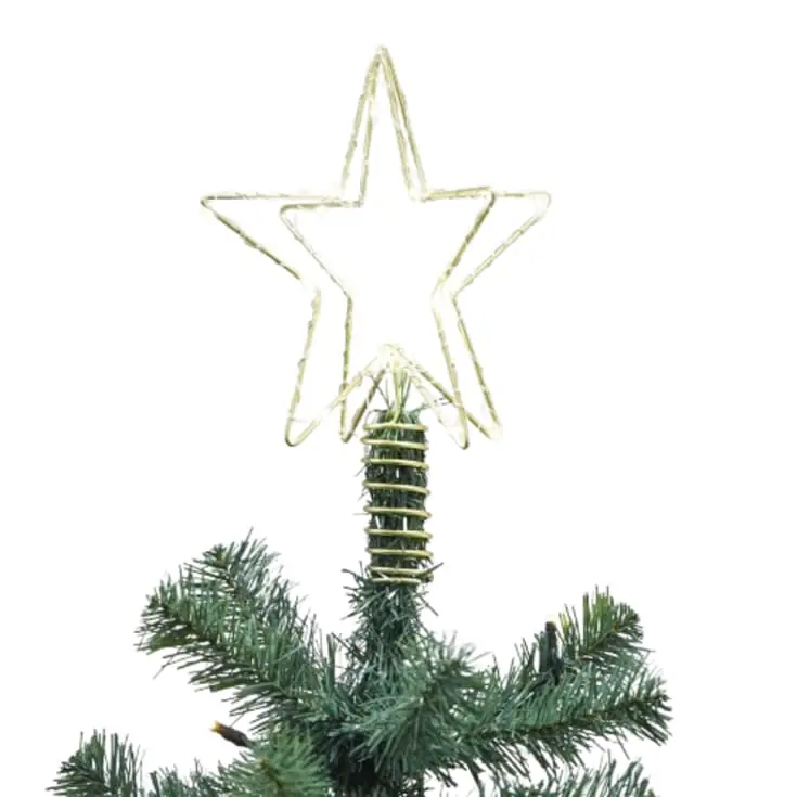 Dagens tilbud - Nordic Winter topstjerne med lys