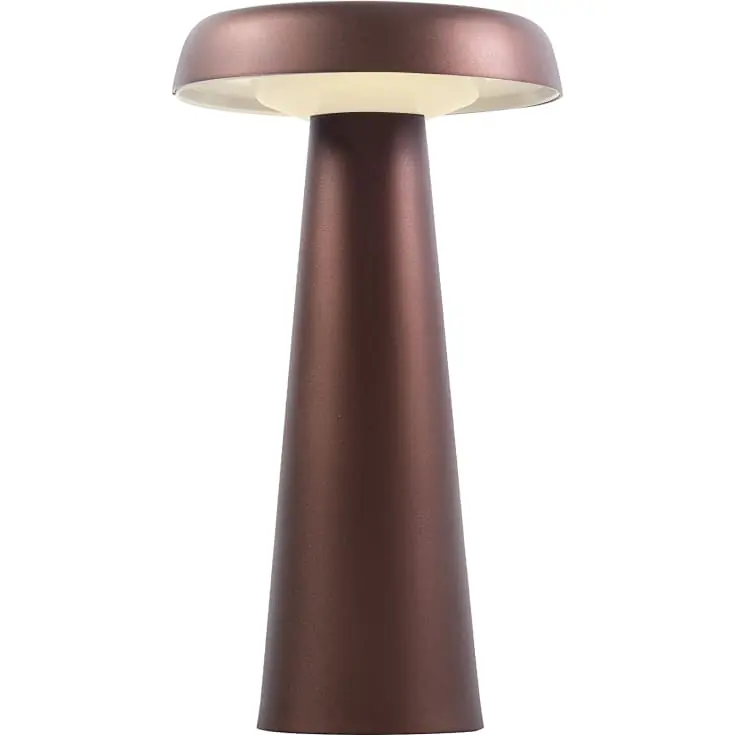 Dftp Arcello genopladelig bordlampe, bruneret messing - Rabat