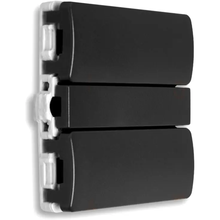 Outlet | Smartkontakten Zigbee batteritryk til LK Fuga, blanke tangenter, grå