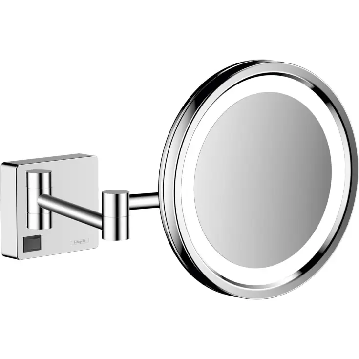 Hansgrohe AddStoris makeup spejl med lys, krom - Sikker betaling