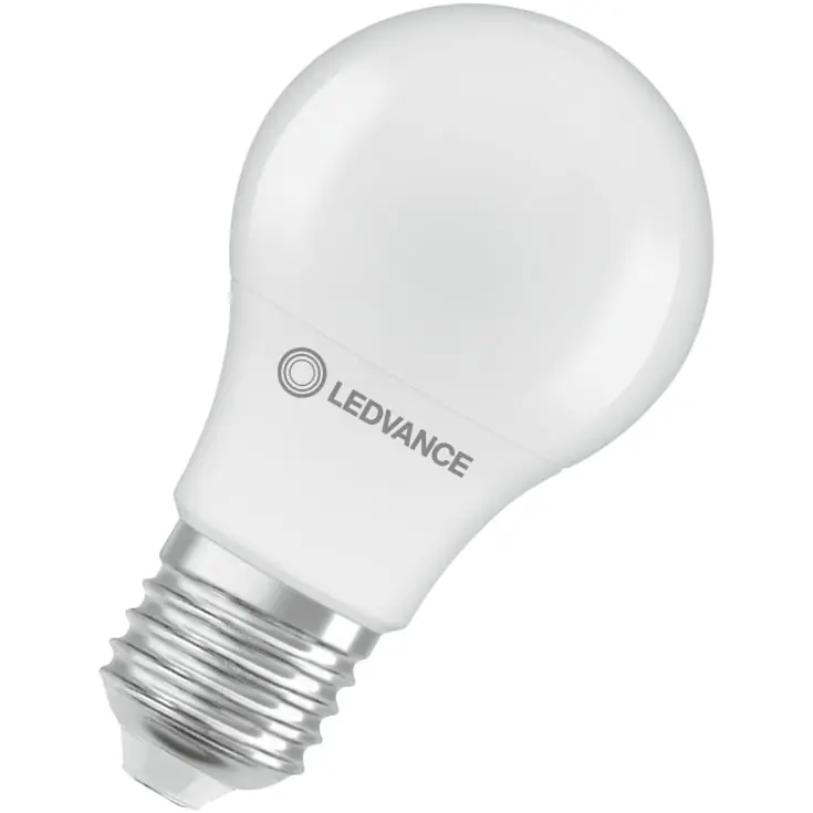 10 stk Ledvance Parathom E27 standardpære, 2700K, 4,9W | Bestil direkte