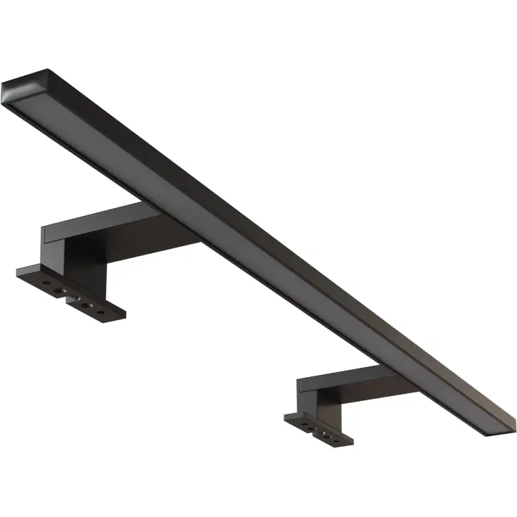 Dansani Mido+ Libra spejllampe, sort, 60 cm | Sikker betaling