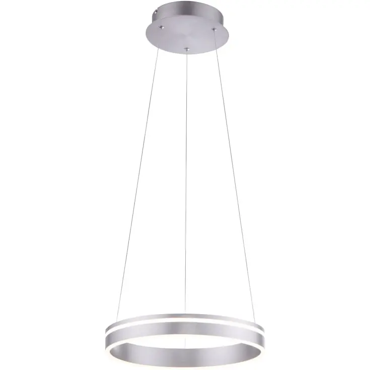 Hurtig forsendelse - Paul Neuhaus Q-Vito lysekrone, aluminium, Ø40 cm