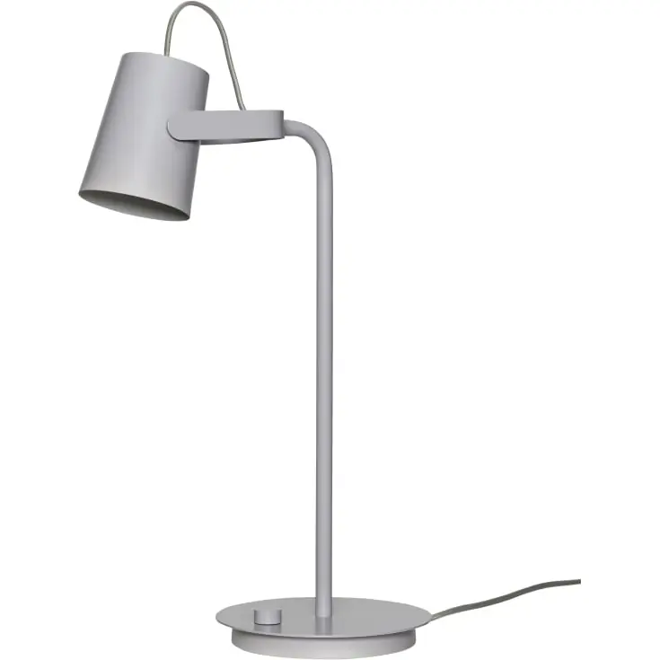 Bestil direkte | Hübsch Ardent bordlampe, lysegrå
