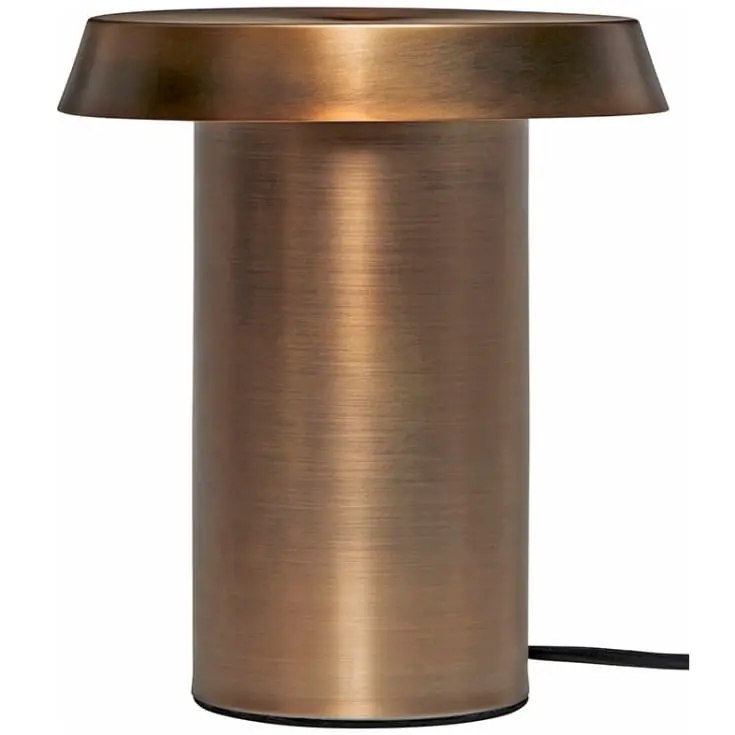 Populært valg | Hübsch Keen bordlampe, bruneret messing