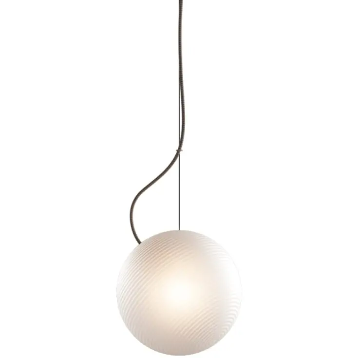 Nordic Tales Bright Ripple pendel, creme ledning | Favorit blandt kunder