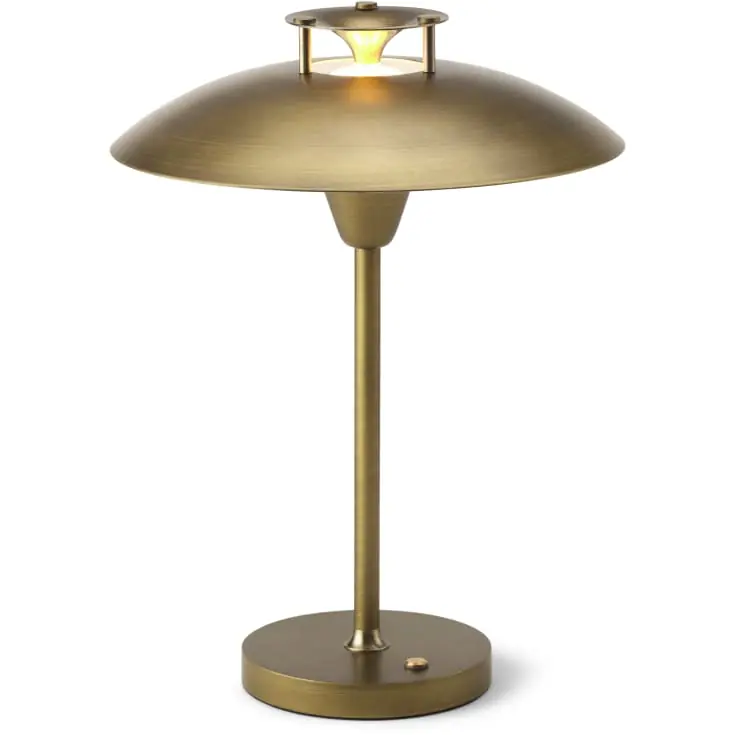 Godt tilbud | Halo Design Stepp 1-2-3 genopladelig bordlampe, messing
