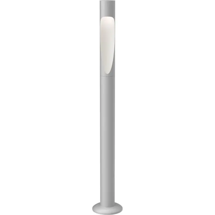 Louis Poulsen Flindt Garden havelampe, 3000K, base, aluminium, høj | Topprodukt