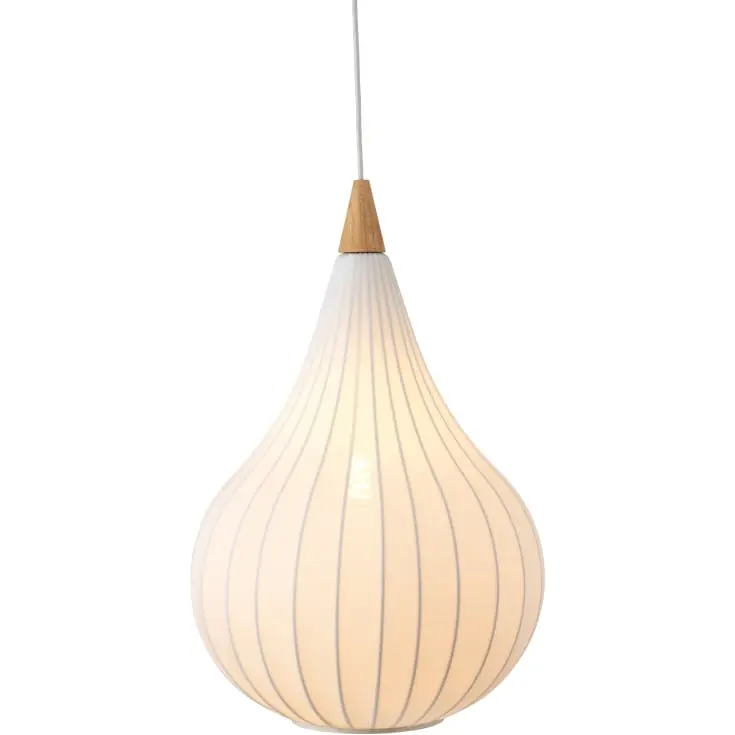 Direkte fra producenten | Halo Design Drops pendel, stof, Ø38 cm