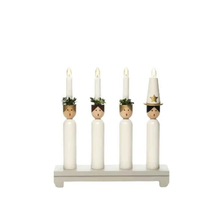 Bestseller - Konstsmide Lucia julelysestage, 4 lys