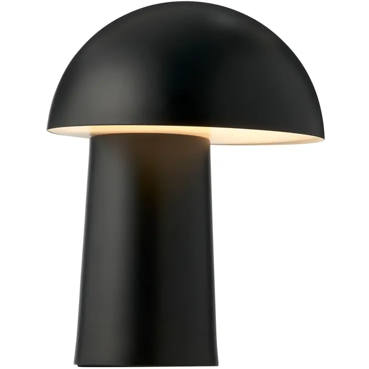 Dftp Faye genopladelig bordlampe, sort | Gå ikke glip af tilbuddet