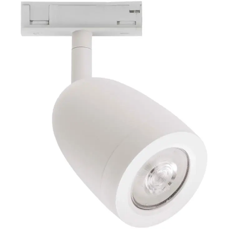 Antidark Designline Bell 1F skinnespot, GU10, hvid - Tilbudspris