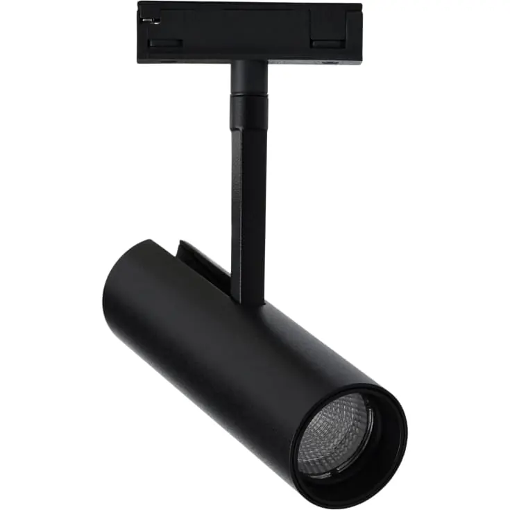 Antidark Designline Tube Slim 1F skinnespot, 3000K, sort - Køb nu