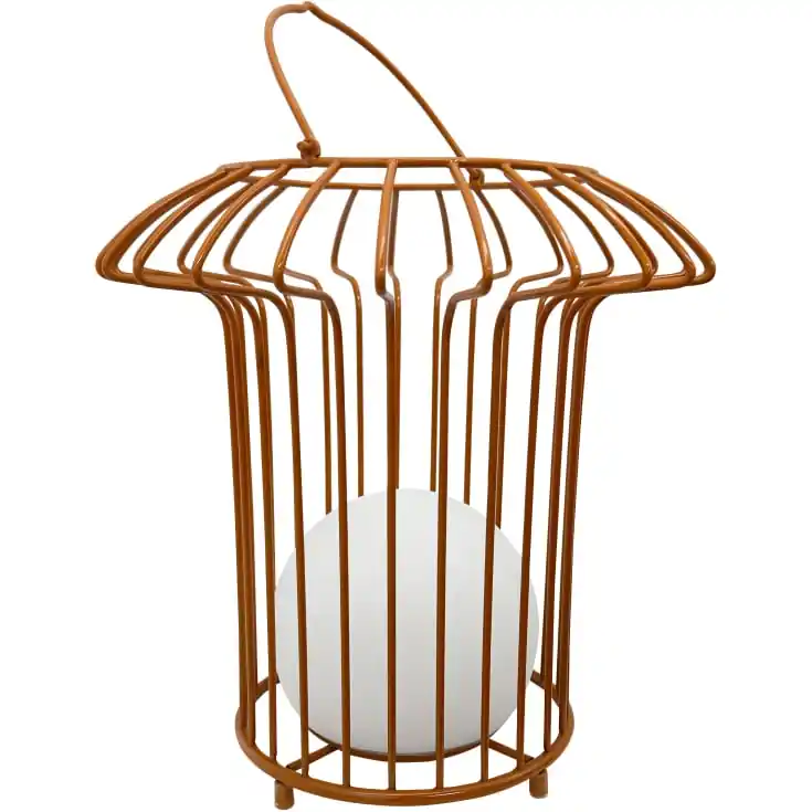 Gå ikke glip af tilbuddet - Dyberg Larsen Basket udendørs genopladelig lanterne, orange