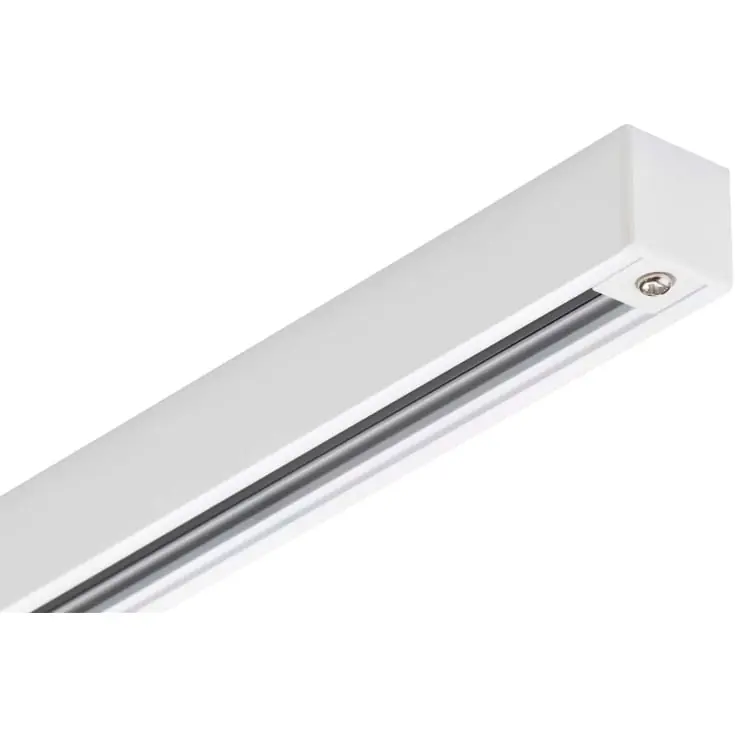 Sikker betaling - Antidark Designline 1F strømskinne, 1,9 meter, hvid