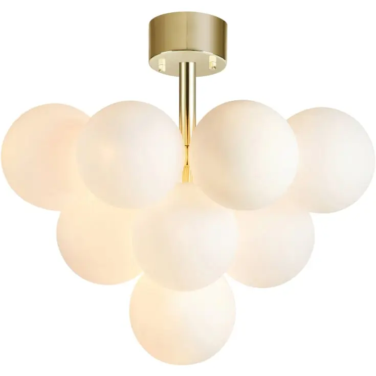 Kun denne uge - Markslöjd Merlot loftlampe, messing