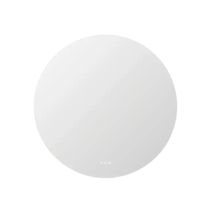 Dansani Corona spejl med lys, dæmpbar, touch, Ø60 cm - Hurtig levering