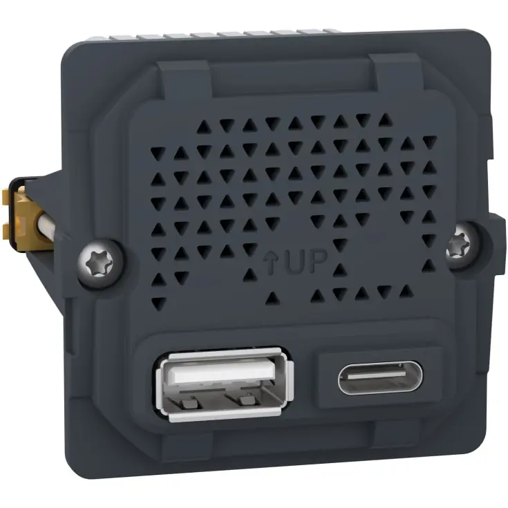 LK Fuga USB-lader, A+C, 1 modul, uden afdækning - Bestil direkte