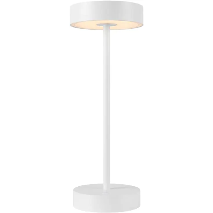 SLV Vinolina genopladelig bordlampe, hvid - God pris