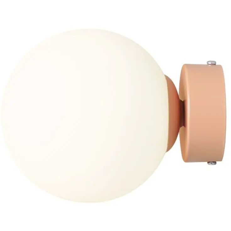 Aldex Ball væglampe, koral, Ø14 cm - Særpris