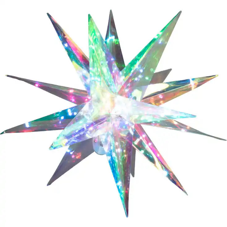 Konstsmide stjerne med diamant effekt og lys, 45cm | Spar nu