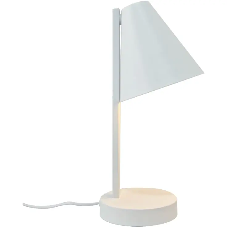 Bedst sælgende - Nordlux Wilmer bordlampe med USB, hvid