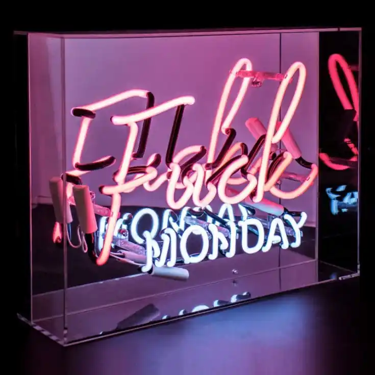 Locomocean Fuck Monday neonskilt | Køb online