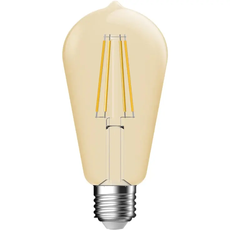 Spar ekstra | Norlux Deko E27 edisonpære, 2500K, 5,4W
