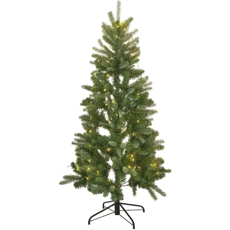 Bedste pris - Sirius Eric kunstigt juletræ med lys, 150 cm