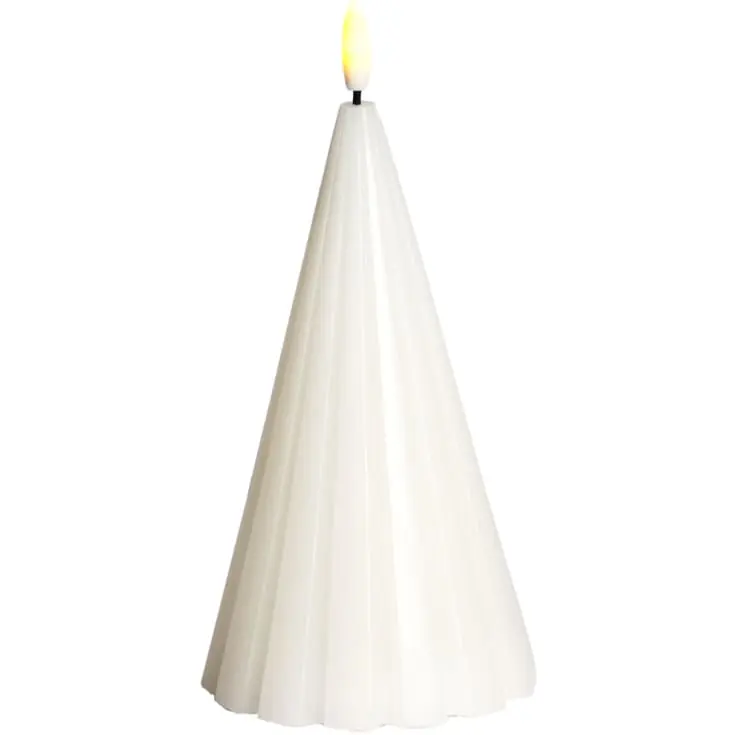 Godt tilbud - Sirius Laura LED bloklys, batteri, hvid, H17 cm