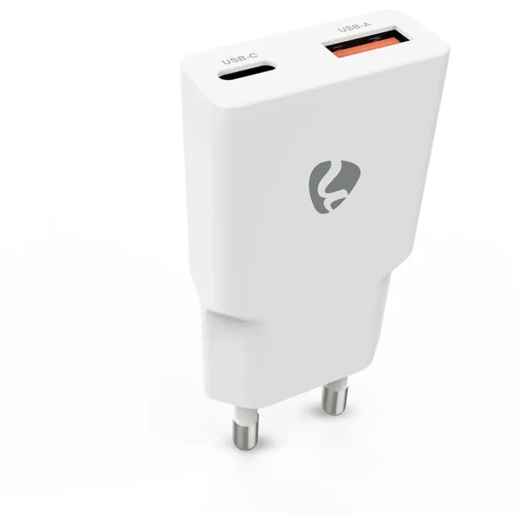 Tilbud | Nedis USB A- & C adapter, 30W, hvid