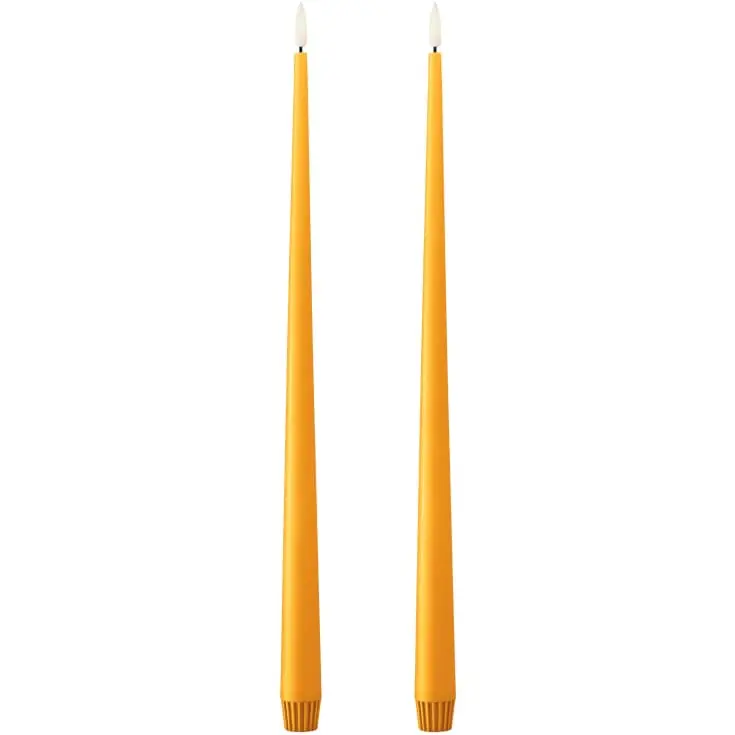Bestseller - Ester & Erik LED kronelys, 40 cm, orange, 2-pak