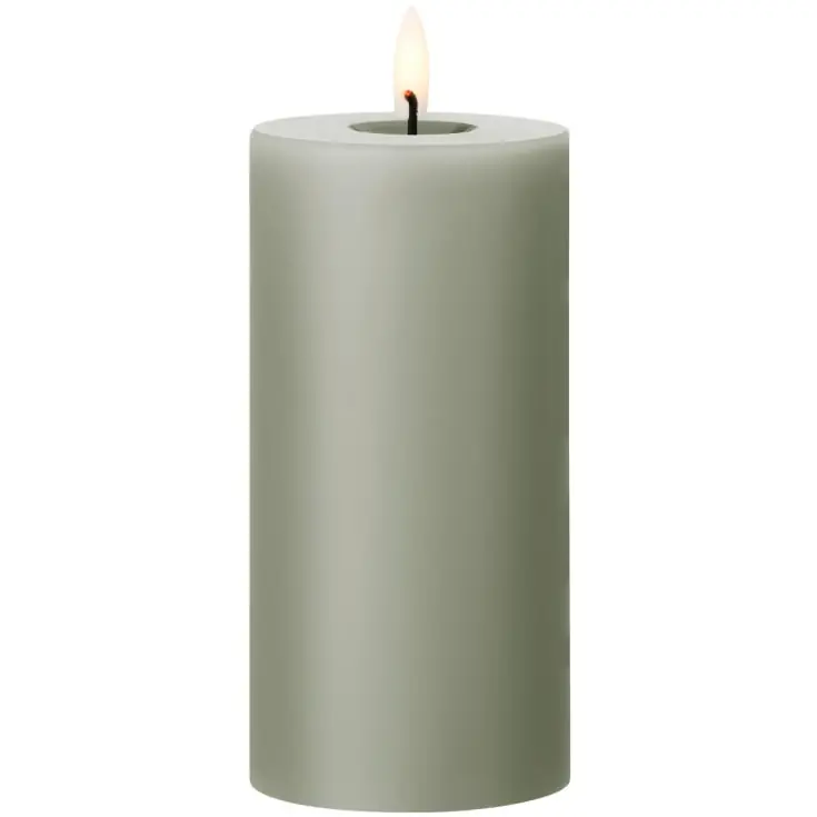 Ester & Erik LED bloklys, grøn, 15 cm | Outlet