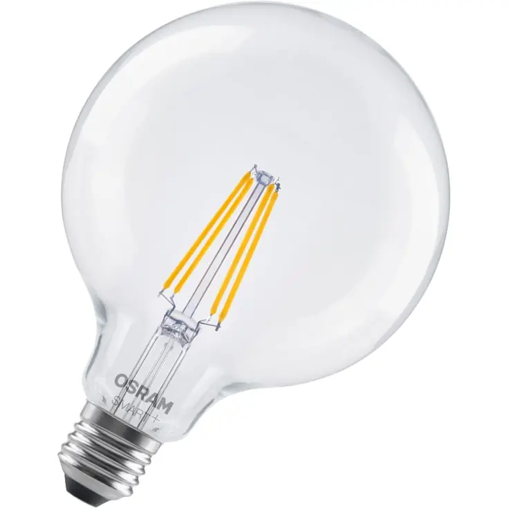 Ny vare - Osram Smart+ E27 globepære, 2700K, 6W