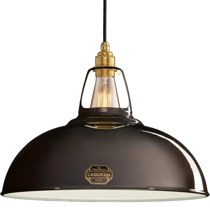 Sikker handel - Coolicon Original 1933 pendel, brun, Ø40 cm