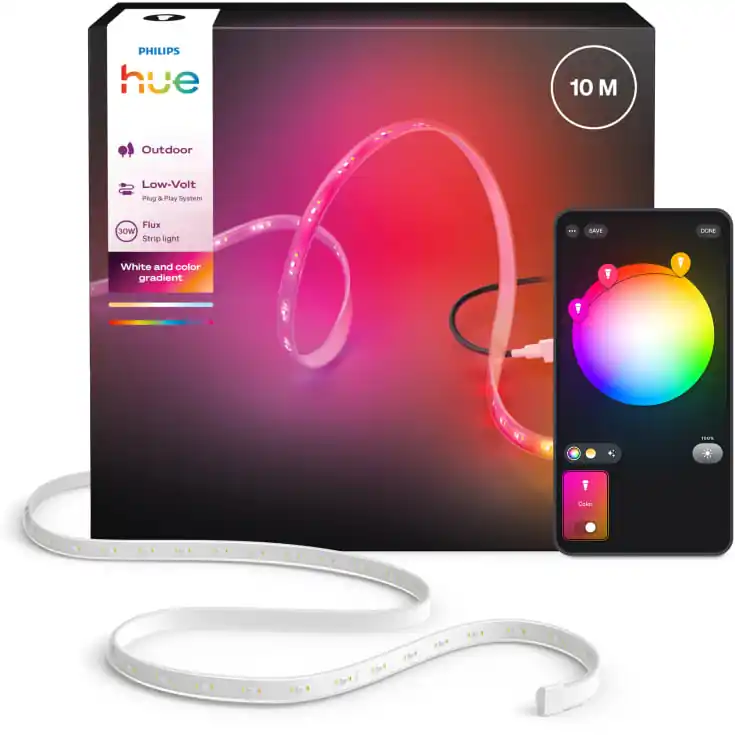 Skynd dig | Philips Hue Flux udendørs LED strip, 10 meter