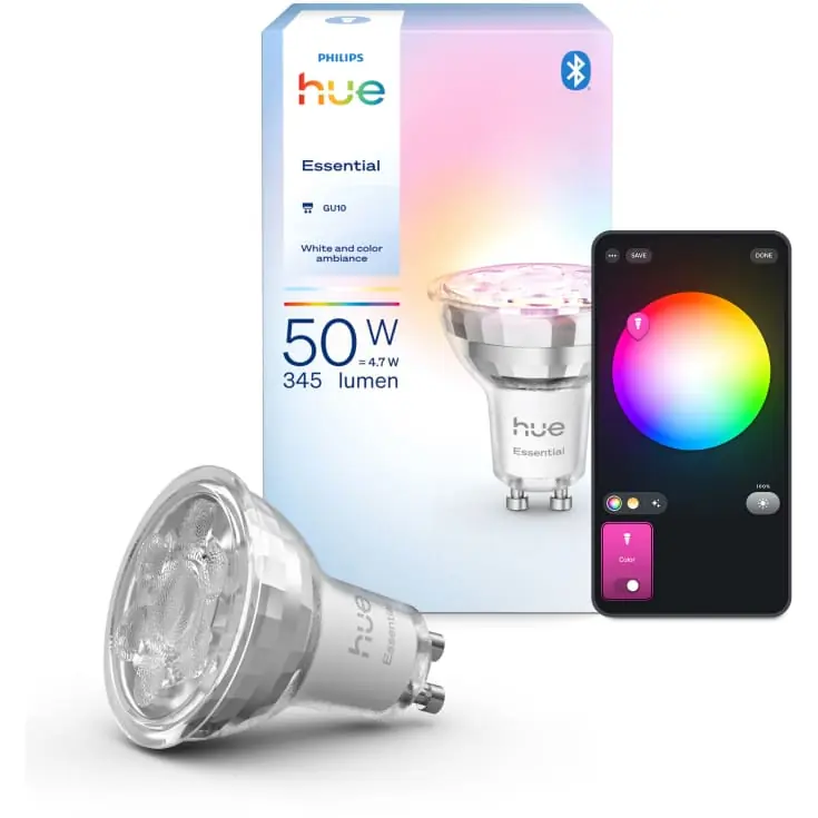 Køb nu - Philips Hue Essential White Color Ambiance GU10 spotpære