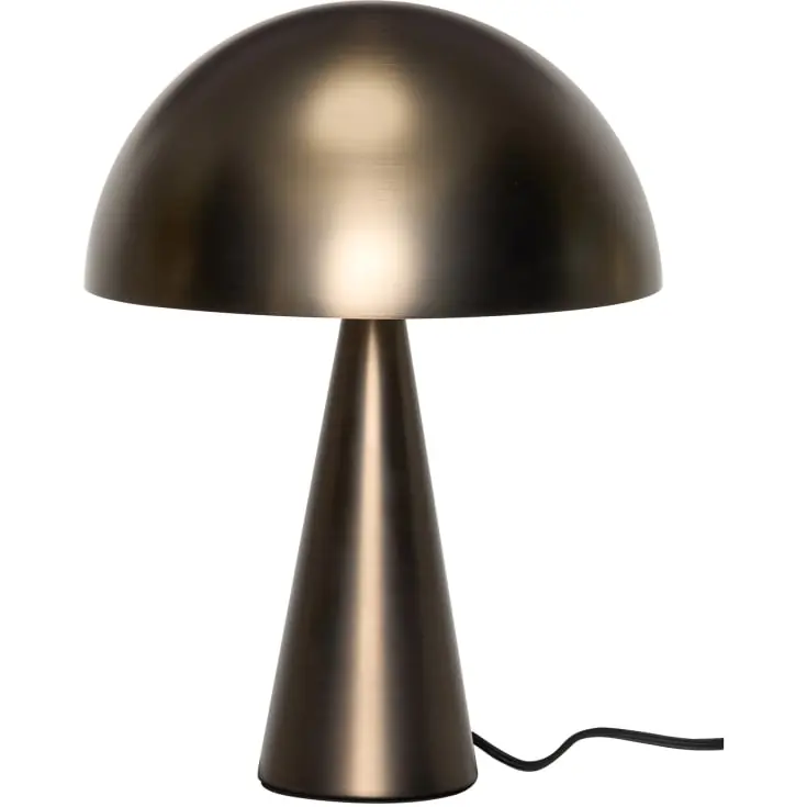 Hübsch Mush bordlampe, bruneret messing, 34 cm - Særpris