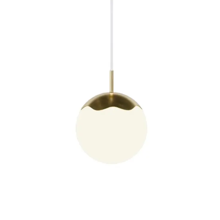Rebello Decor Circle of life pendel, hvid ledning, Ø11 cm - Lav pris