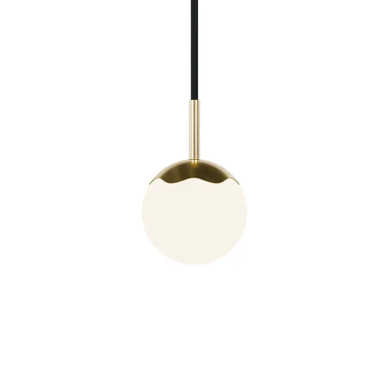 Gå ikke glip af tilbuddet - Rebello Decor Circle of life pendel, sort ledning, Ø11 cm