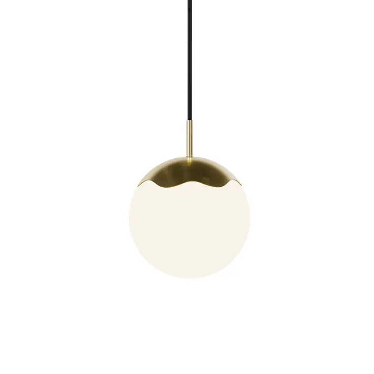 Rebello Decor Circle of life pendel, sort ledning, Ø20 cm | Særtilbud