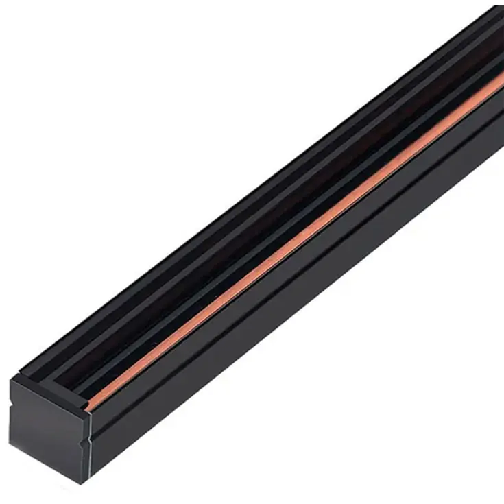 Ecofoss Click strømskinne, sort, 60 cm | Stærkt tilbud