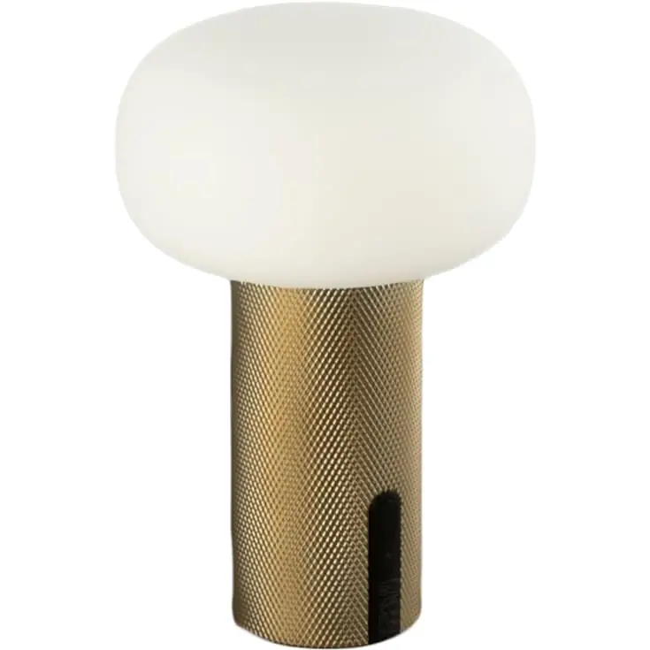 Køb nu | Konstsmide Antibes Mini genopladelig bordlampe, messing